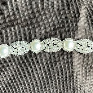 Jeweled Bride belt/sash